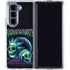 Adult Swim Rick and Morty Neon Skulls Galaxy Z Fold5 5G Clear Case